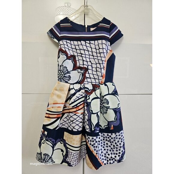 BNWT Ted Baker London Tribal WRENNIE Print Cap Sleeve Dress - Picture 5 of 12